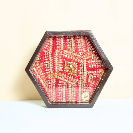 Wooden Tray - Hexagon